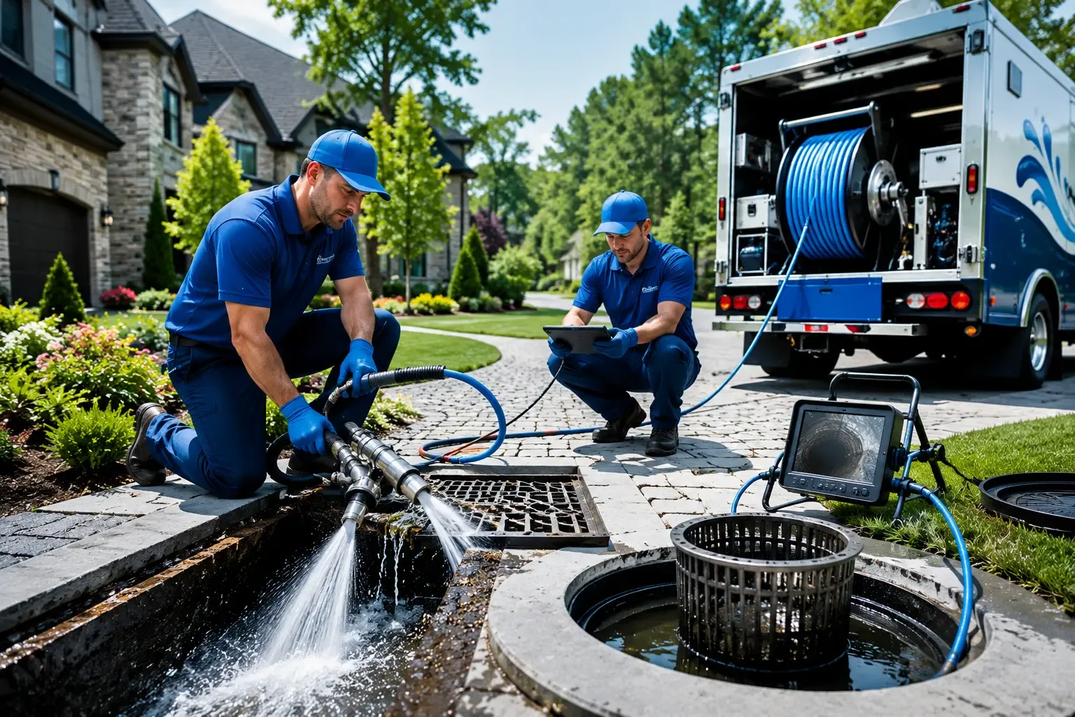 Local outdoor drain cleaning professionals in Roans Prairie, TX